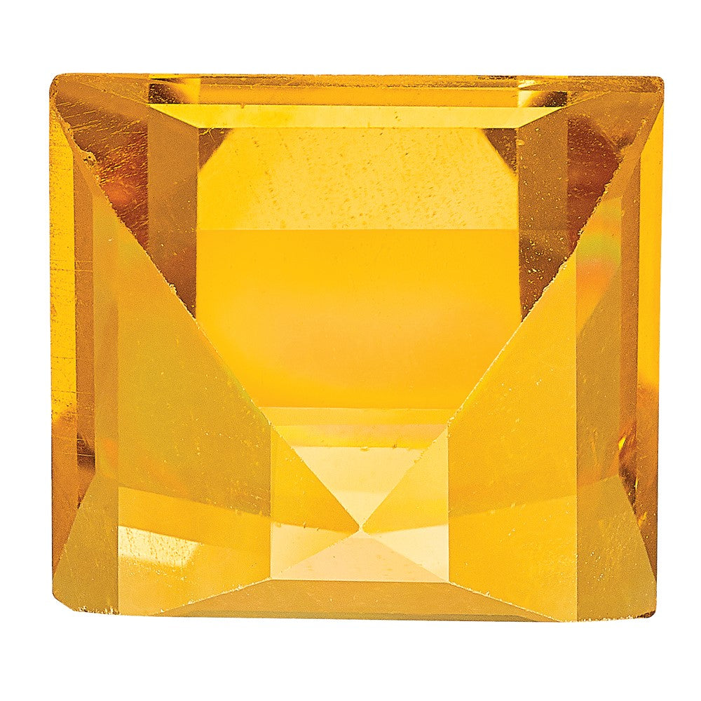 Gemstone Citrine Aa Quality 3mm Square Step-Cut