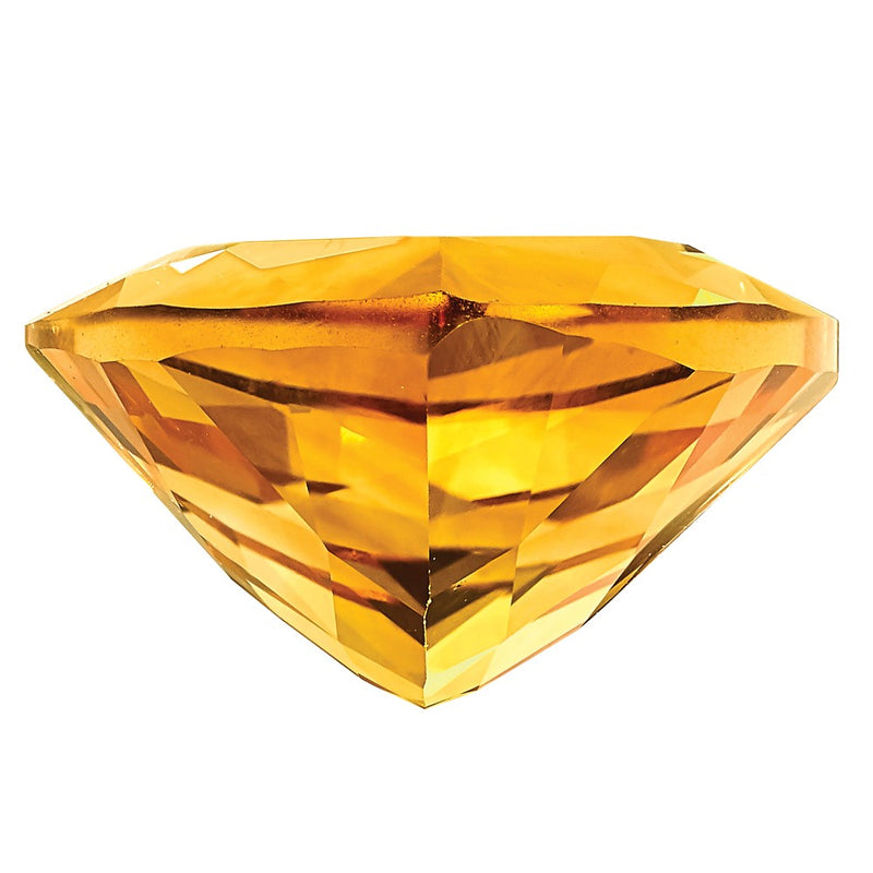 Gemstone Citrine Aa Quality 7mm Trillion