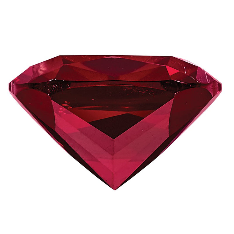 Gemstone Created Ruby 6mm Antique Cushion