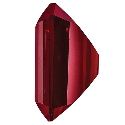 Gemstone Created Ruby 8X6mm Emerald Cut