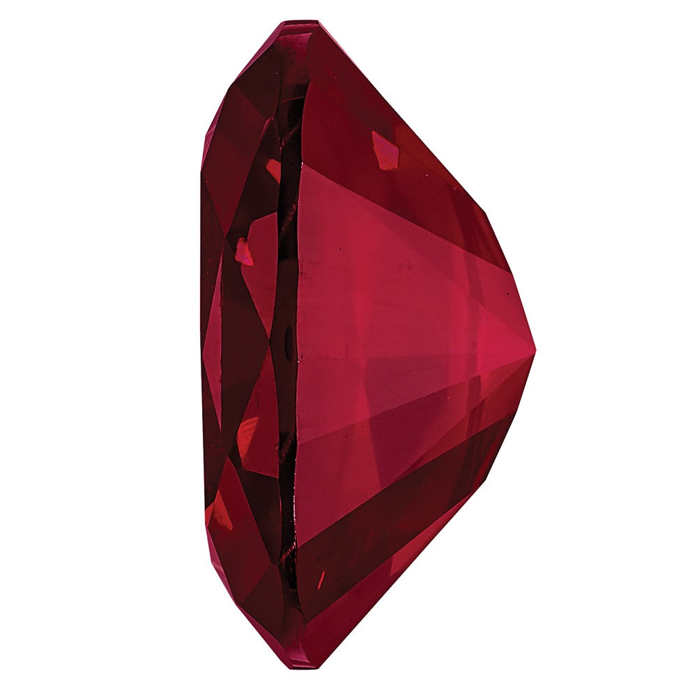 Gemstone Created Ruby 8X6mm Oval