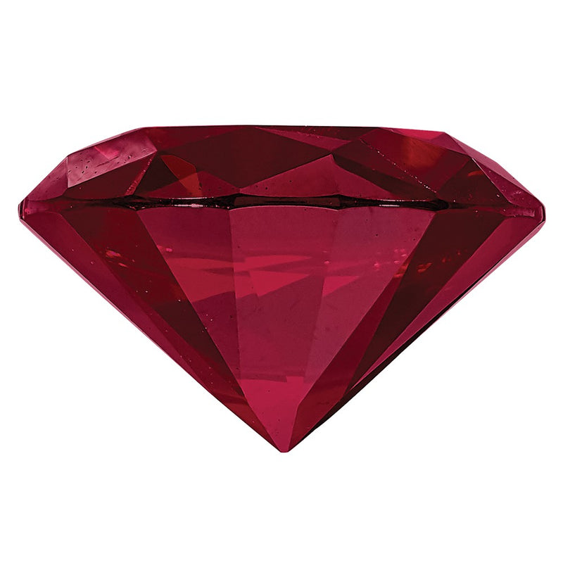 Gemstone Created Ruby 6mm Round