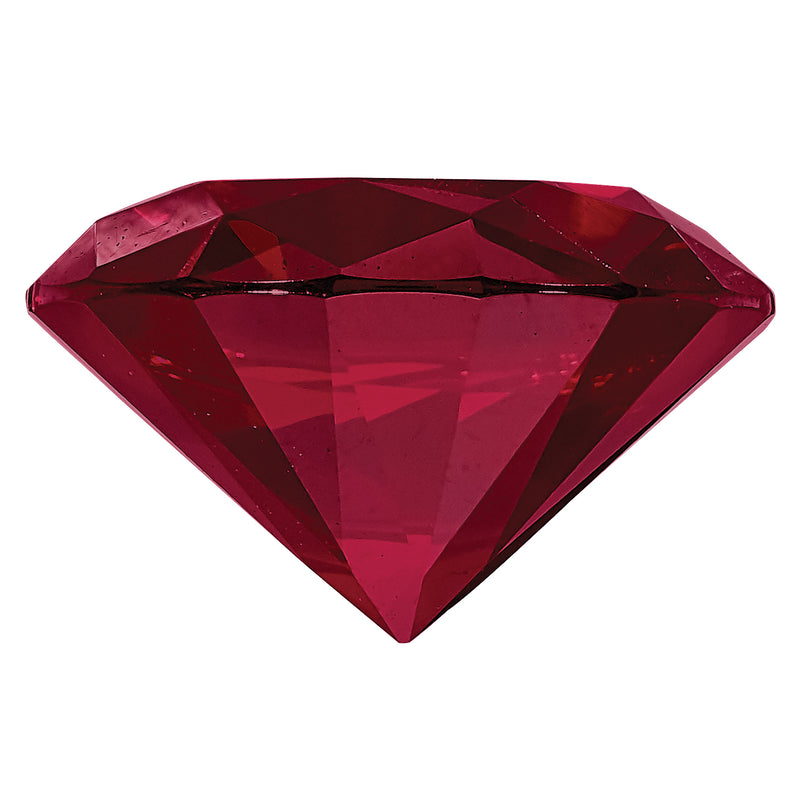 Gemstone Created Ruby 3.5mm Round