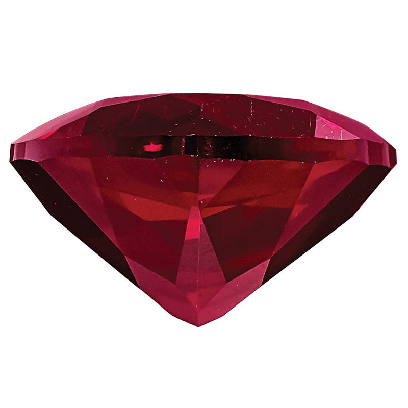 Gemstone Created Ruby 6mm Trillion