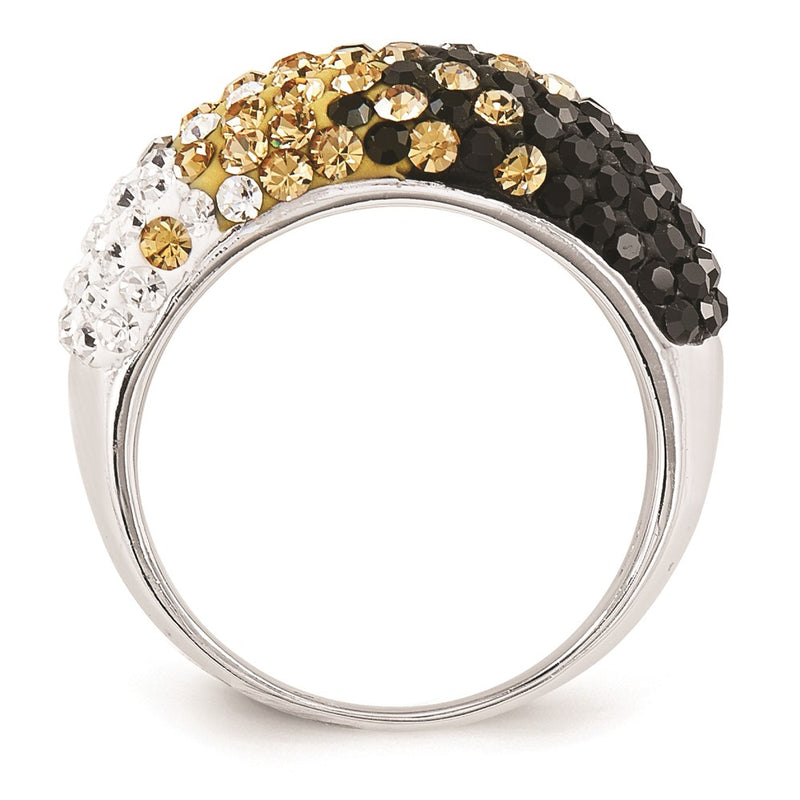 Sterling Silver Crystal Ring (Size 6 Only)