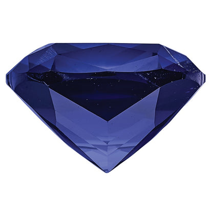 Gemstone Created Blue Sapphire 6mm Antique Cushion