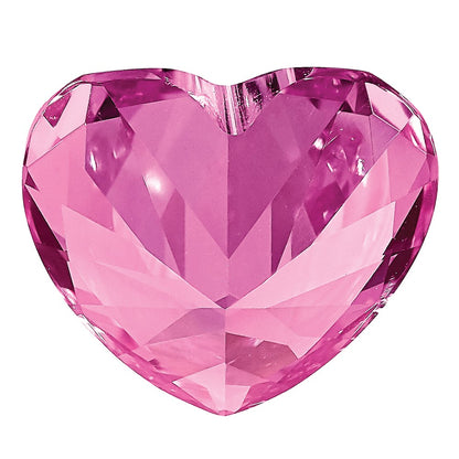 Gemstone Created Pink Sapphire 7mm Heart