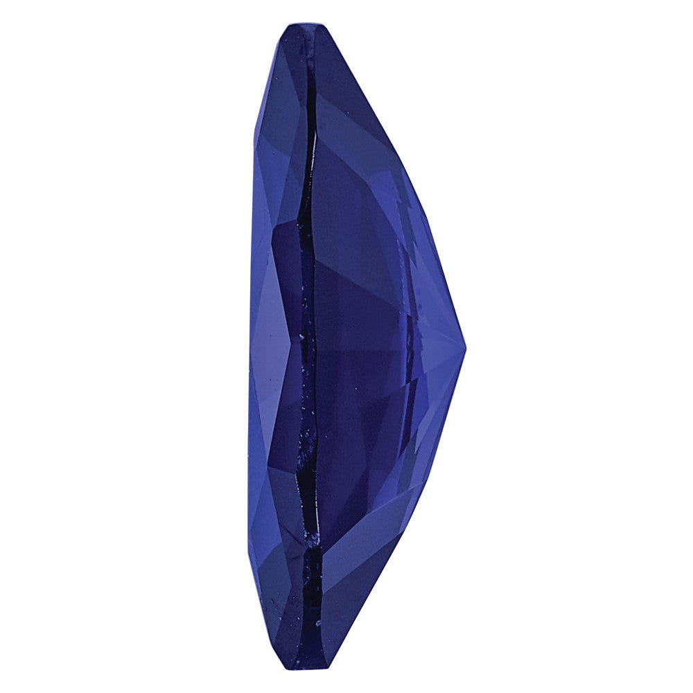 Gemstone Created Blue Sapphire 8X4mm Marquise