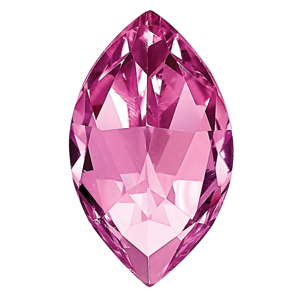 Gemstone Created Pink Sapphire 6X3mm Marquise
