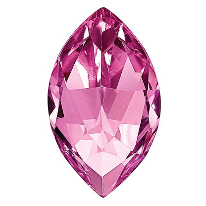 Gemstone Created Pink Sapphire 6X3mm Marquise