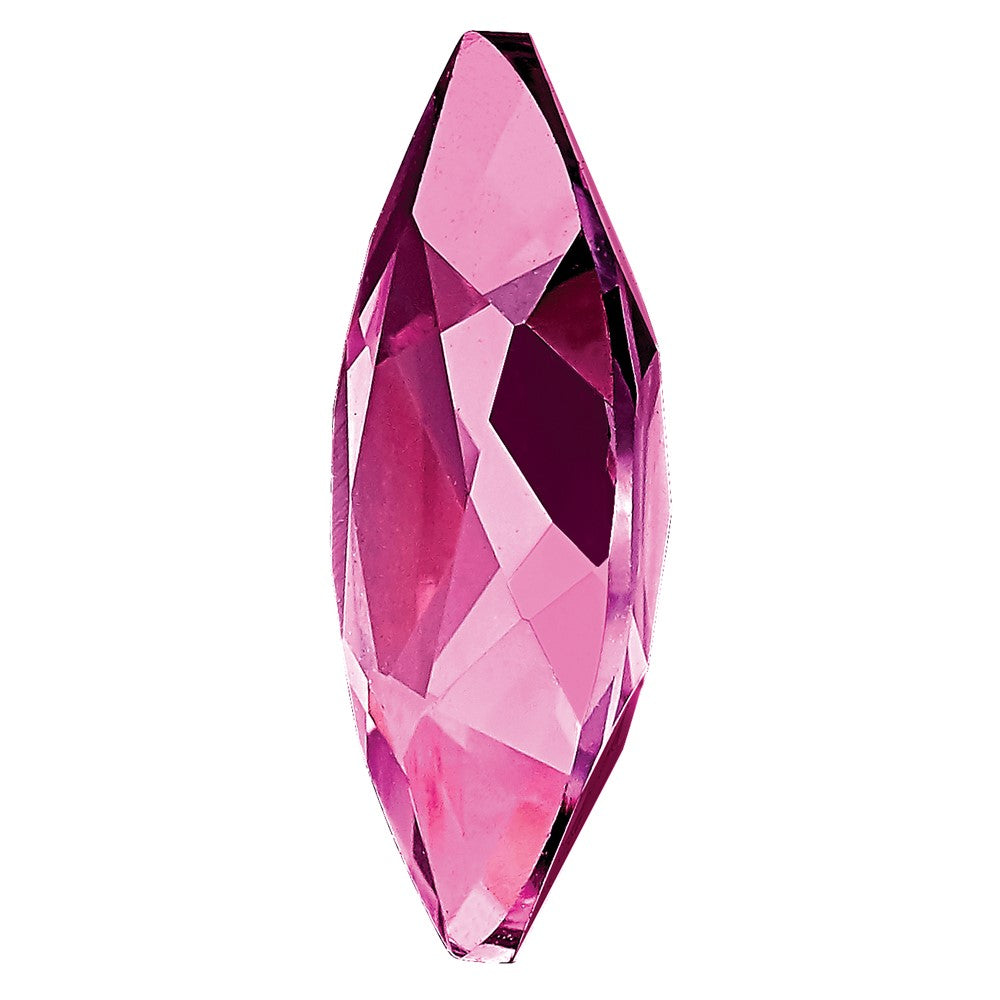 Gemstone Created Pink Sapphire 6X3mm Marquise
