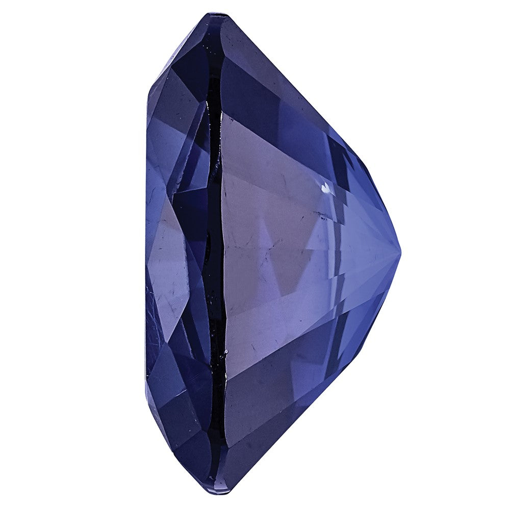 Gemstone Created Blue Sapphire 10X8mm Oval