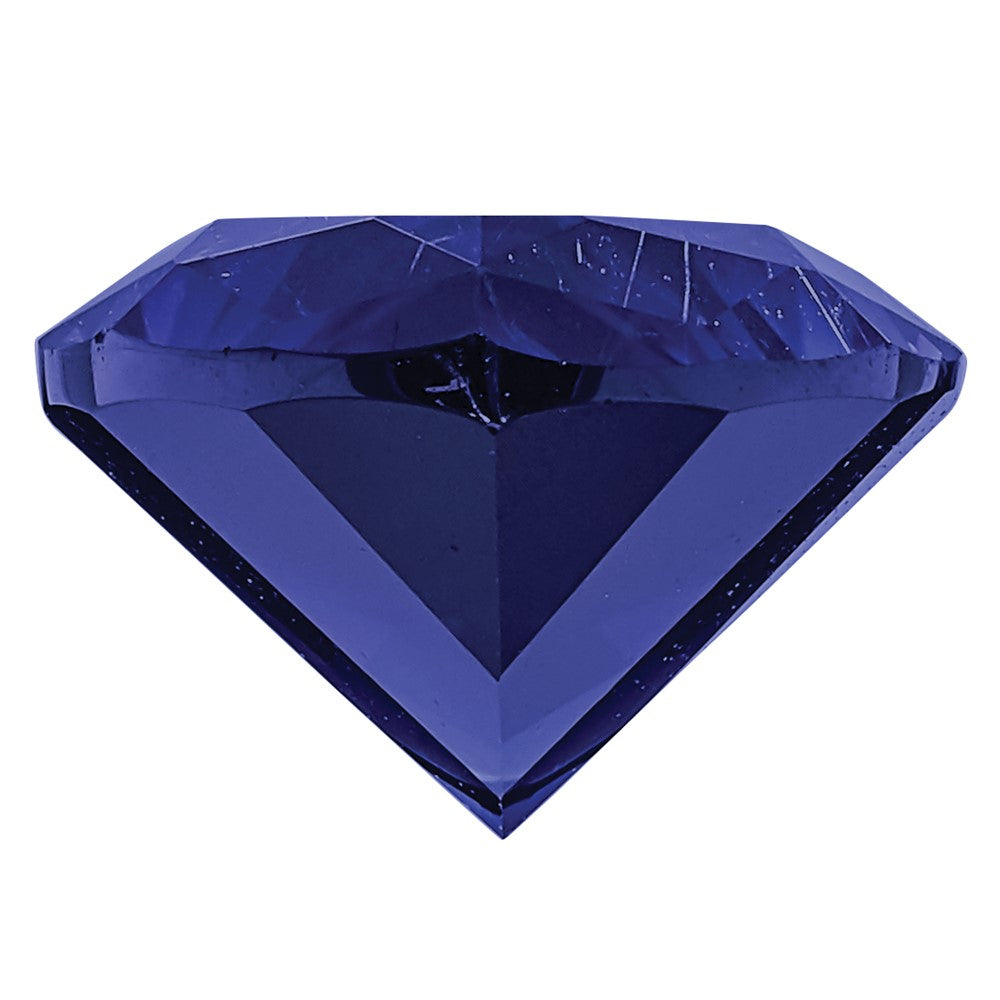Gemstone Created Blue Sapphire 6X4mm Pear