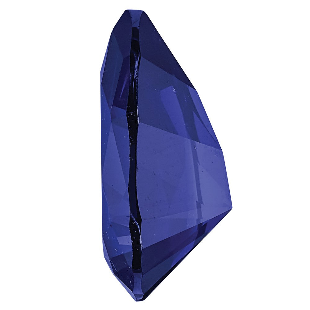 Gemstone Created Blue Sapphire 6X4mm Pear