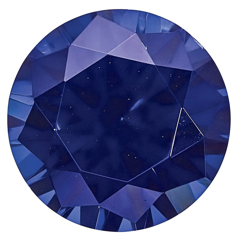 Gemstone Created Blue Sapphire 1.75mm Round