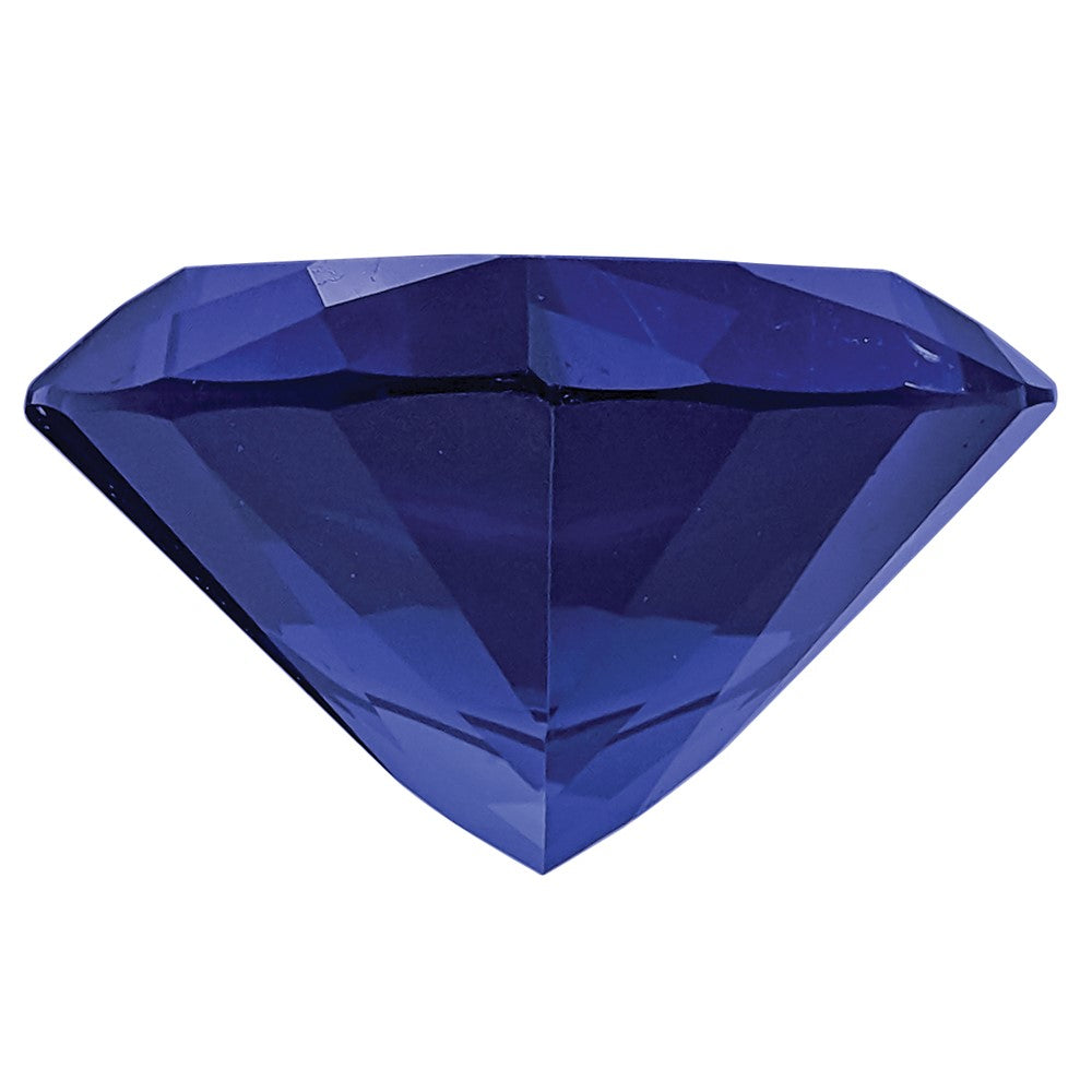 Gemstone Created Blue Sapphire 5mm Trillion