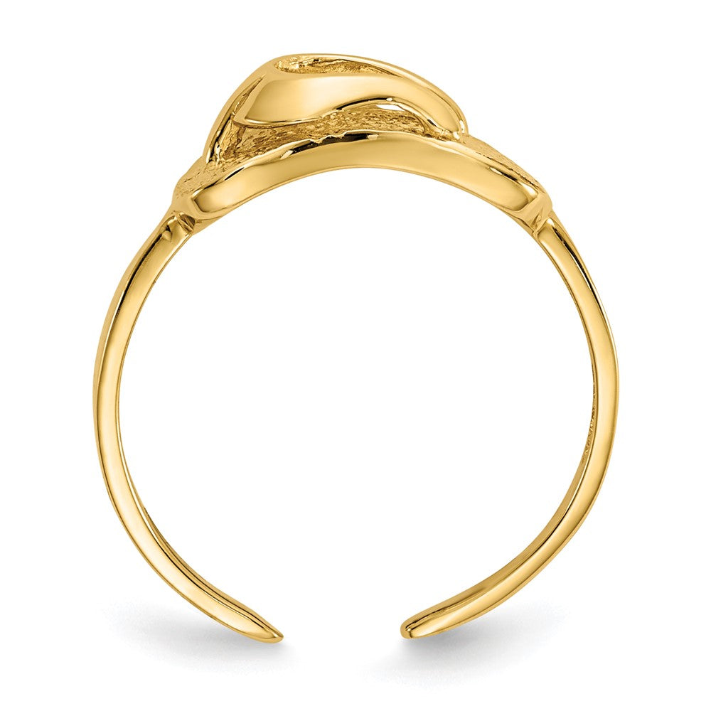 14K Yellow Gold Sandal Toe Ring