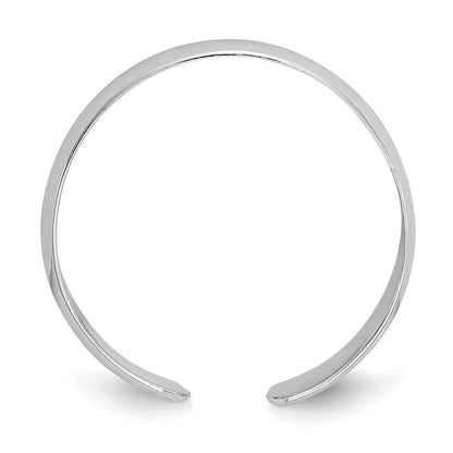 14K White Gold High Polished Toe Ring