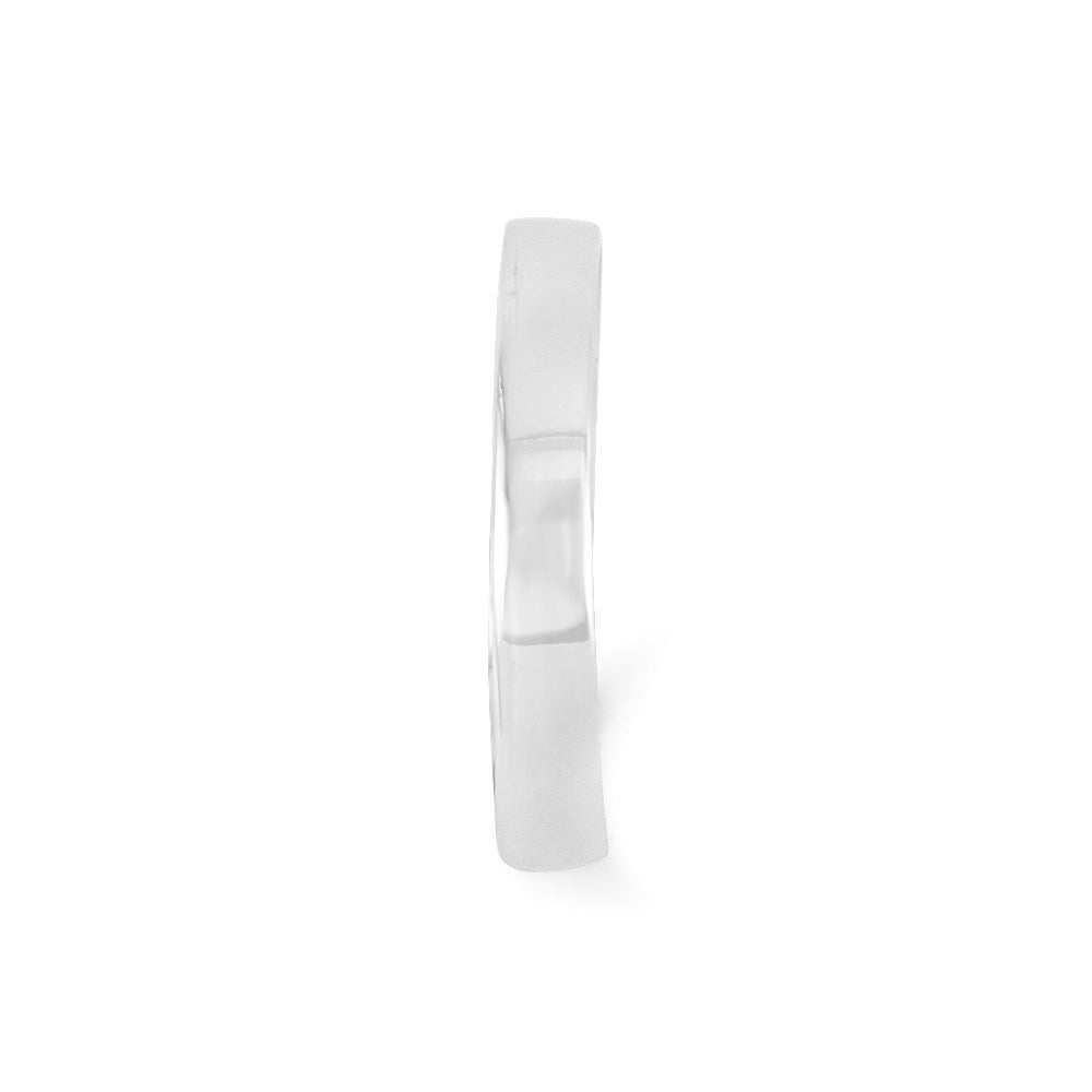 14K White Gold High Polished Toe Ring
