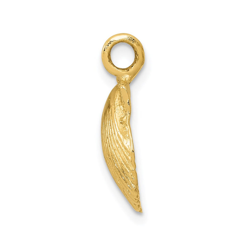 14K Yellow Gold Seashell Pendant