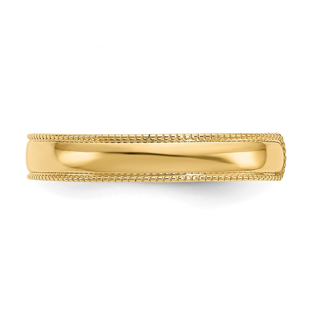 14K Yellow Gold Milgrain Adjustable Toe Ring