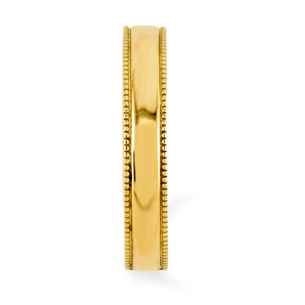 14K Yellow Gold Milgrain Adjustable Toe Ring