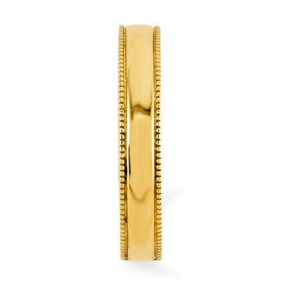 14K Yellow Gold Milgrain Adjustable Toe Ring