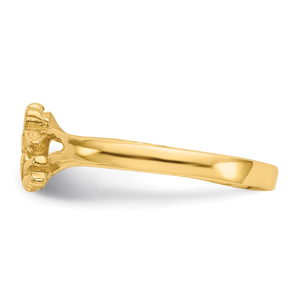14K Yellow Gold Angel Baby Ring