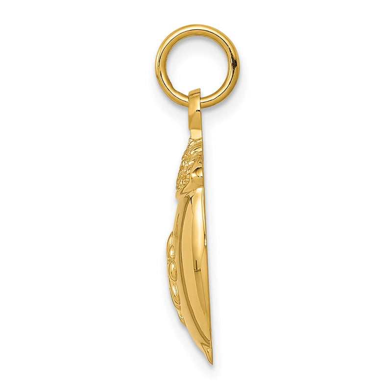 14K Yellow Gold Pot Of Charm