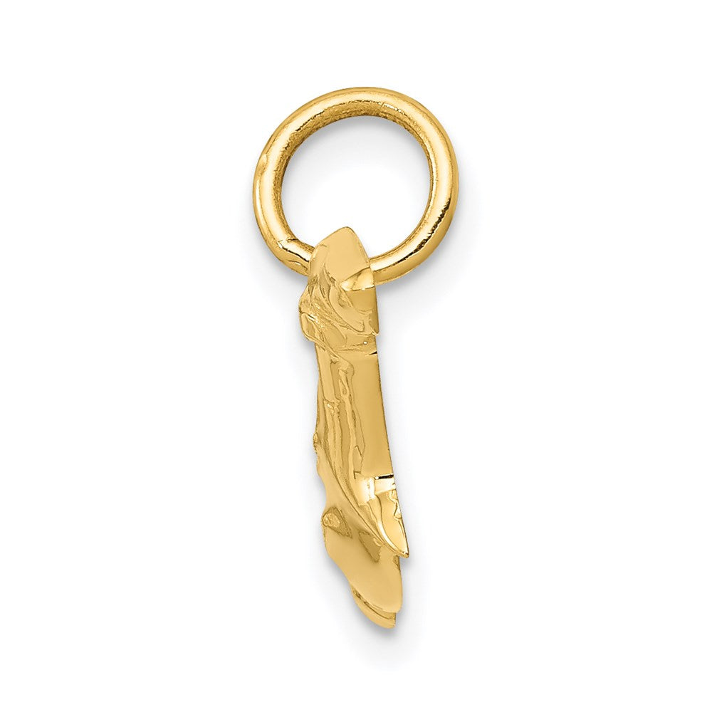 14K Yellow Gold Hammerhead Shark Charm