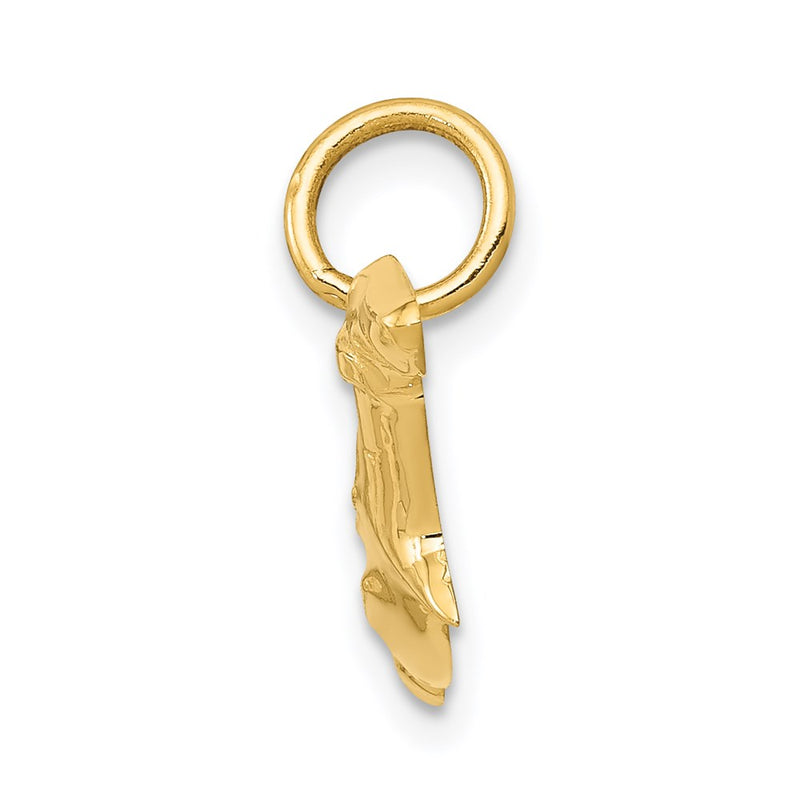 14K Yellow Gold Hammerhead Shark Charm