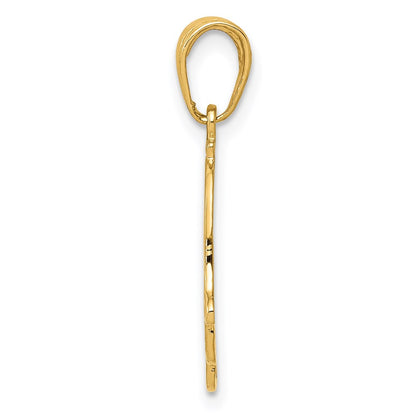14K Yellow Gold Chamseh Pendant