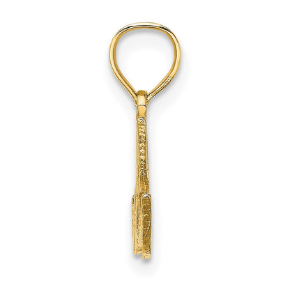 14K Yellow Gold Polished Happy Anniversary Charm