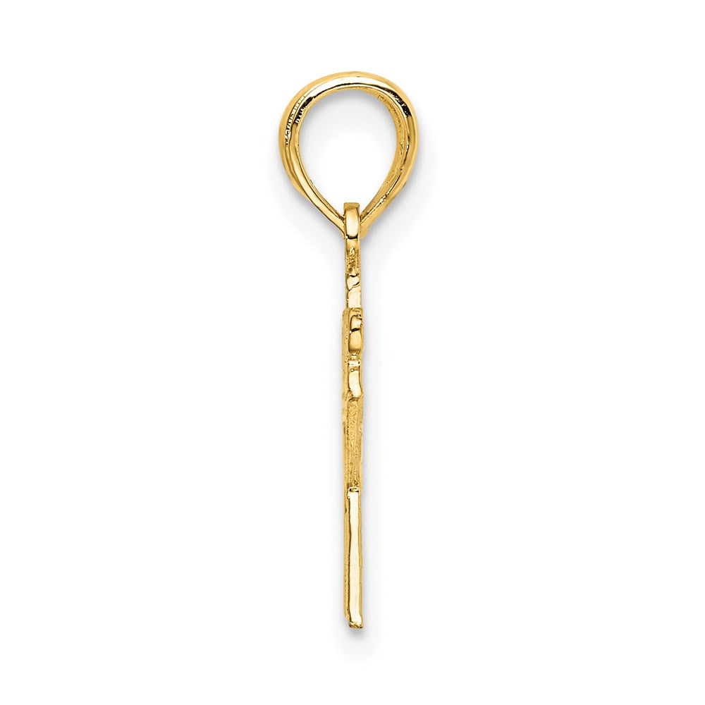 14K Yellow Gold Super Star Charm