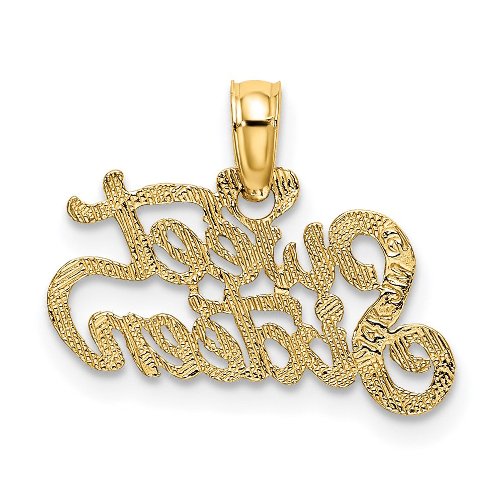 14K Yellow Gold Sweet Sixteen Charm