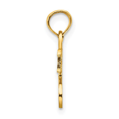 14K Yellow Gold Sweet 16 Pendant