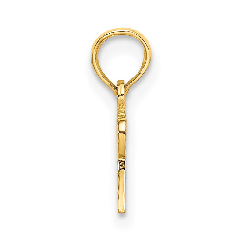 14K Yellow Gold Te Amo Mama Charm