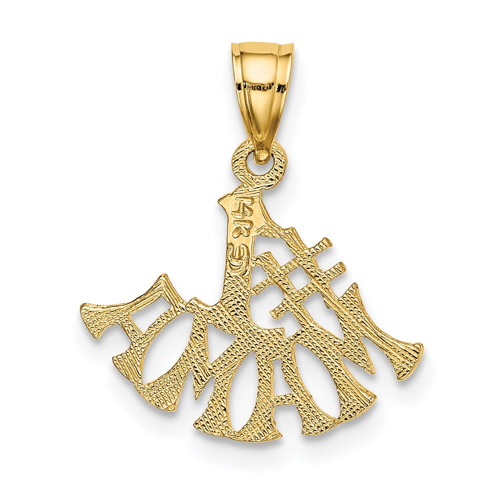 14K Yellow Gold #1 Mama Charm