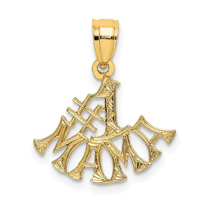 14K Yellow Gold #1 Mama Charm