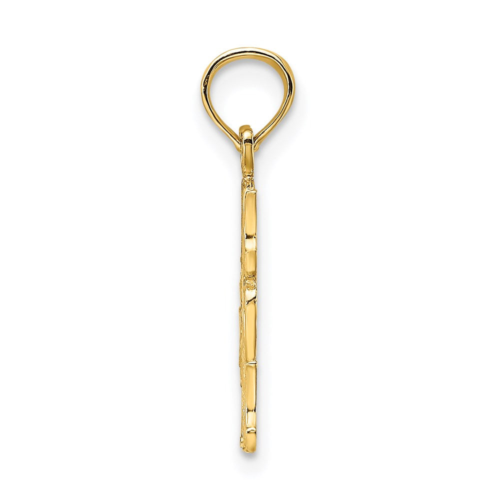 14K Yellow Gold #1 Mom Charm