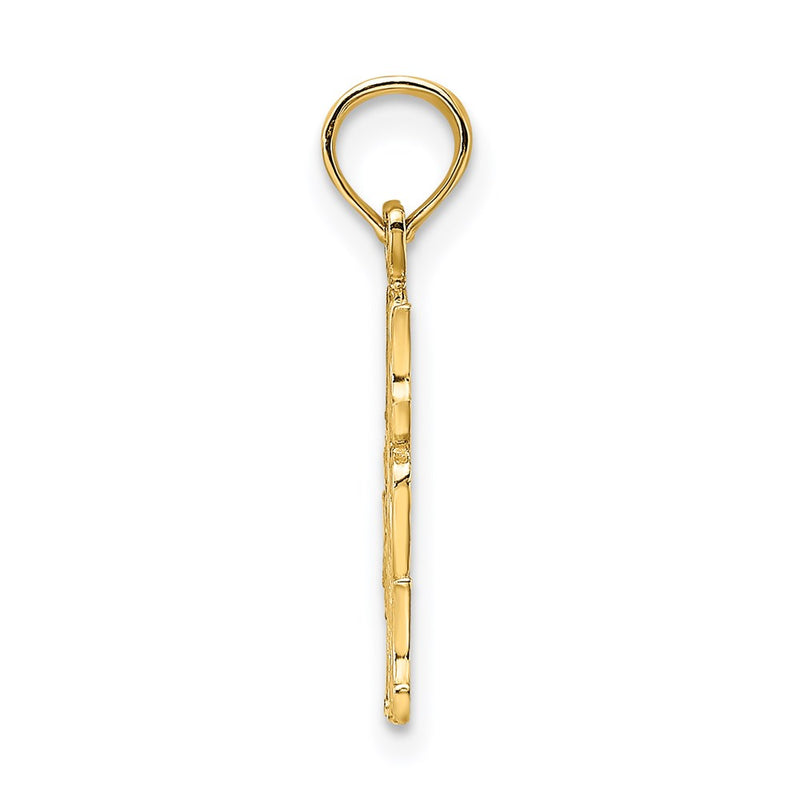 14K Yellow Gold #1 Mom Charm