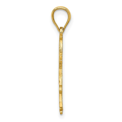 14K Yellow Gold Girl Charm