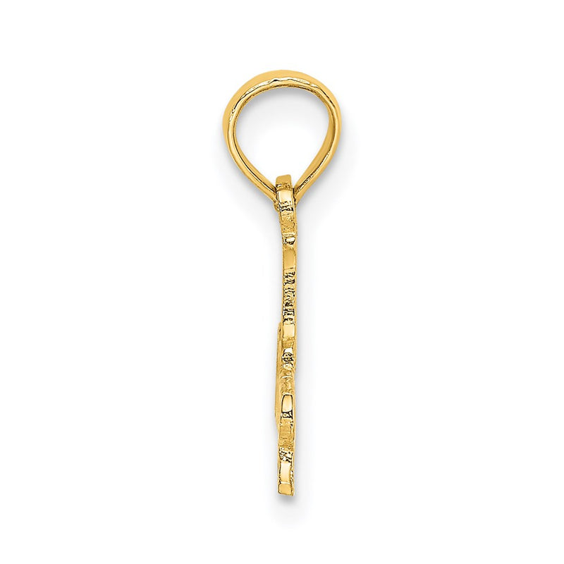 14K Yellow Gold #1 Grandmother Charm