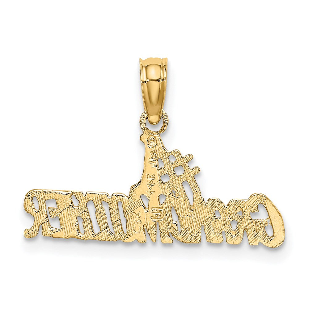 14K Yellow Gold #1 Grandmother Charm