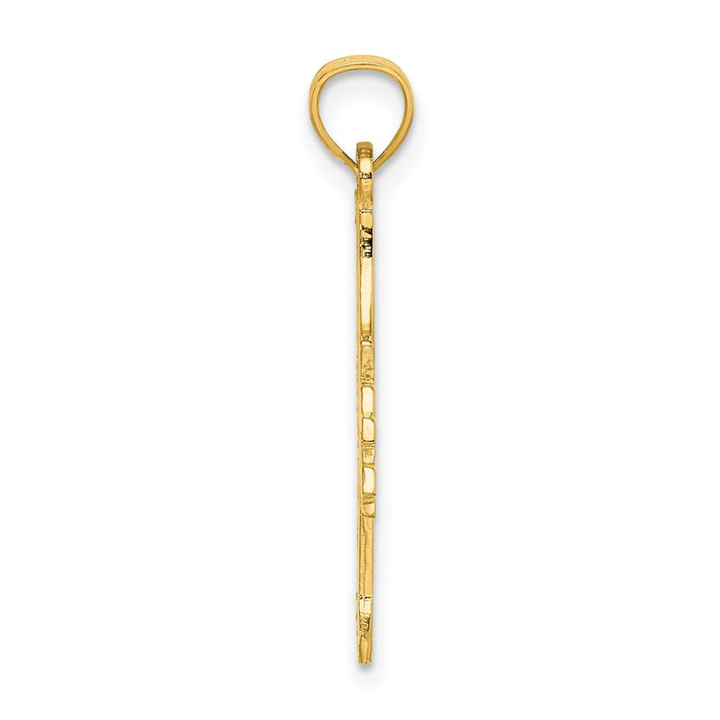 14K Yellow Gold #1 Nana Charm