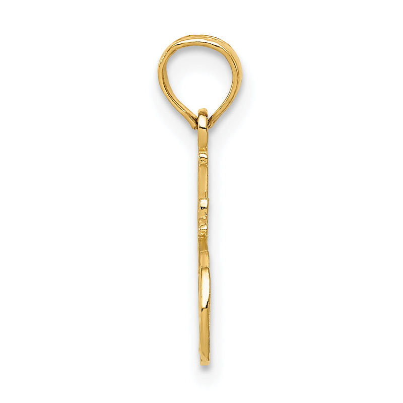 14K Yellow Gold #1 Godmother Pendant