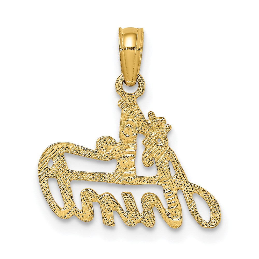 14K Yellow Gold #1 Aunt Charm