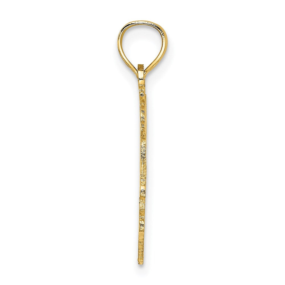 14K Yellow Gold #1 Niece In Heart Charm