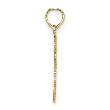 14K Yellow Gold #1 Niece In Heart Charm