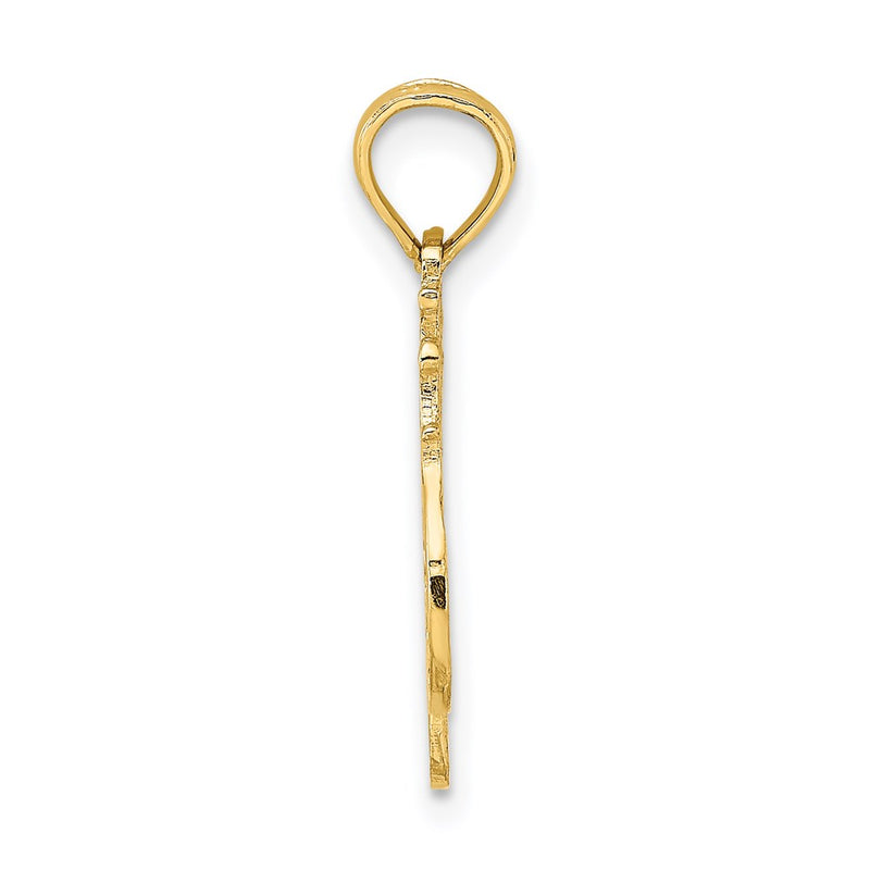 14K Yellow Gold #1 Wife Charm